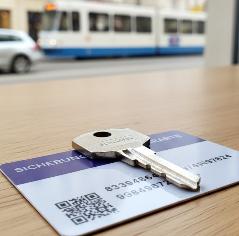 Sicherheitsschlüssel und Sicherungskarten erklärt